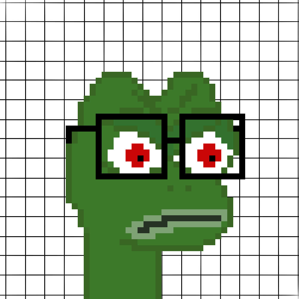 LITTLE PEPE CLUB (fxhash 1.0 batch) #8 static token preview