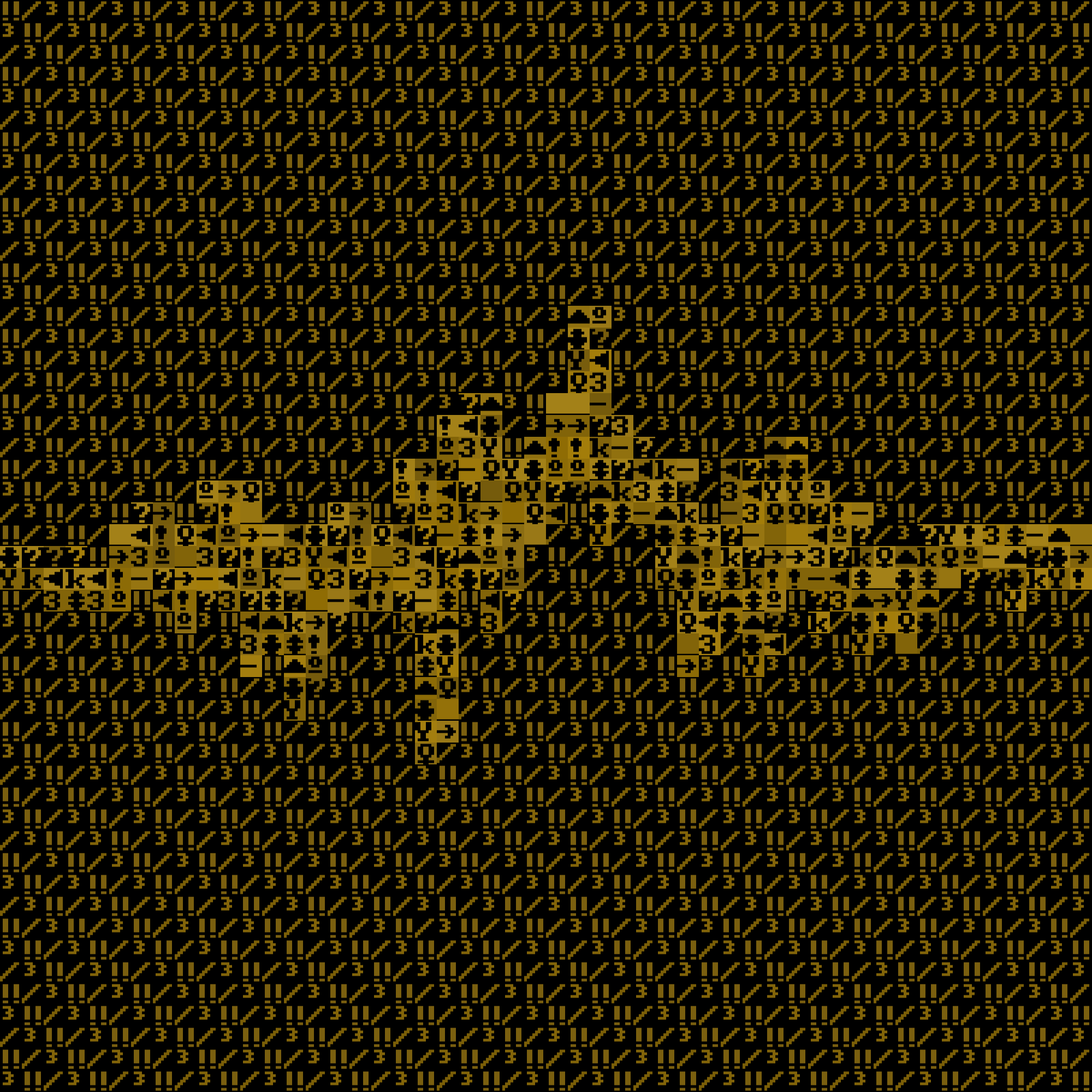 ASCII Squigl #18 static token preview
