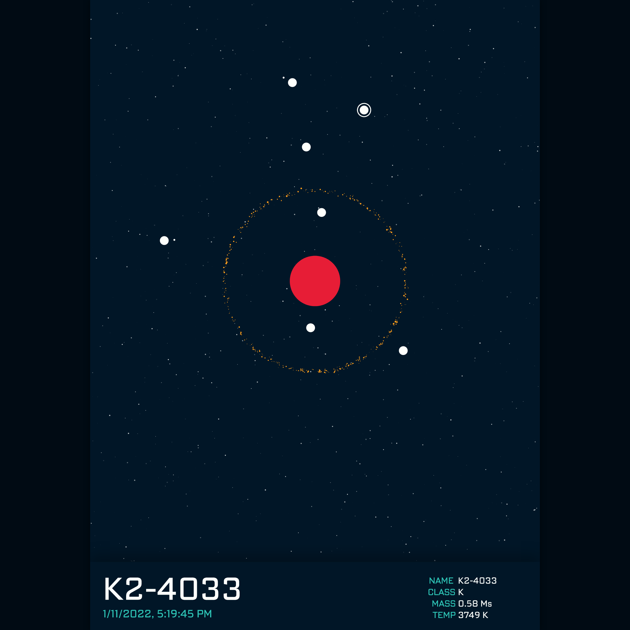 PLANETARY SYSTEM #60 static token preview