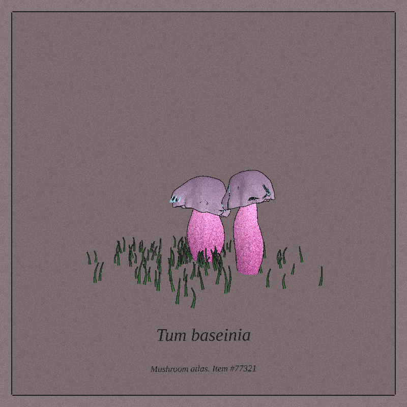 Mushroom Atlas #4 static token preview