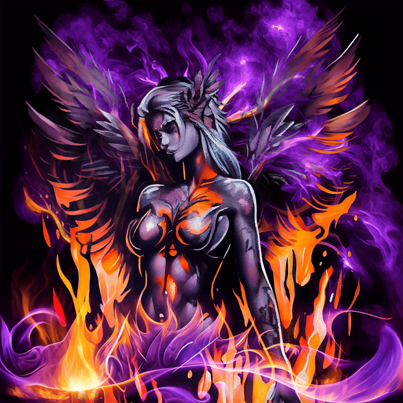 Purple Hestia #4 static token preview