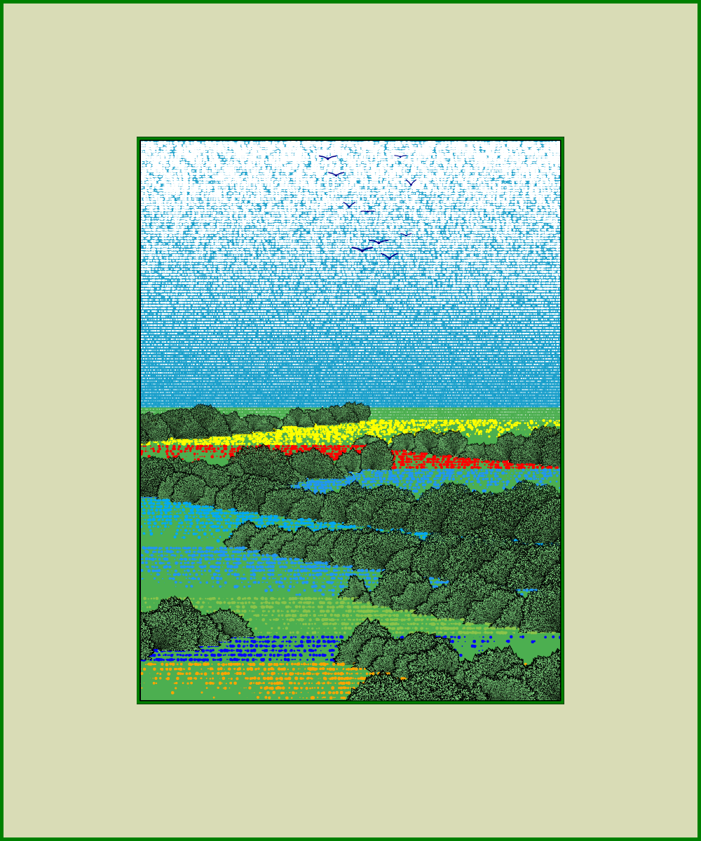 Fields of flowers #12 static token preview