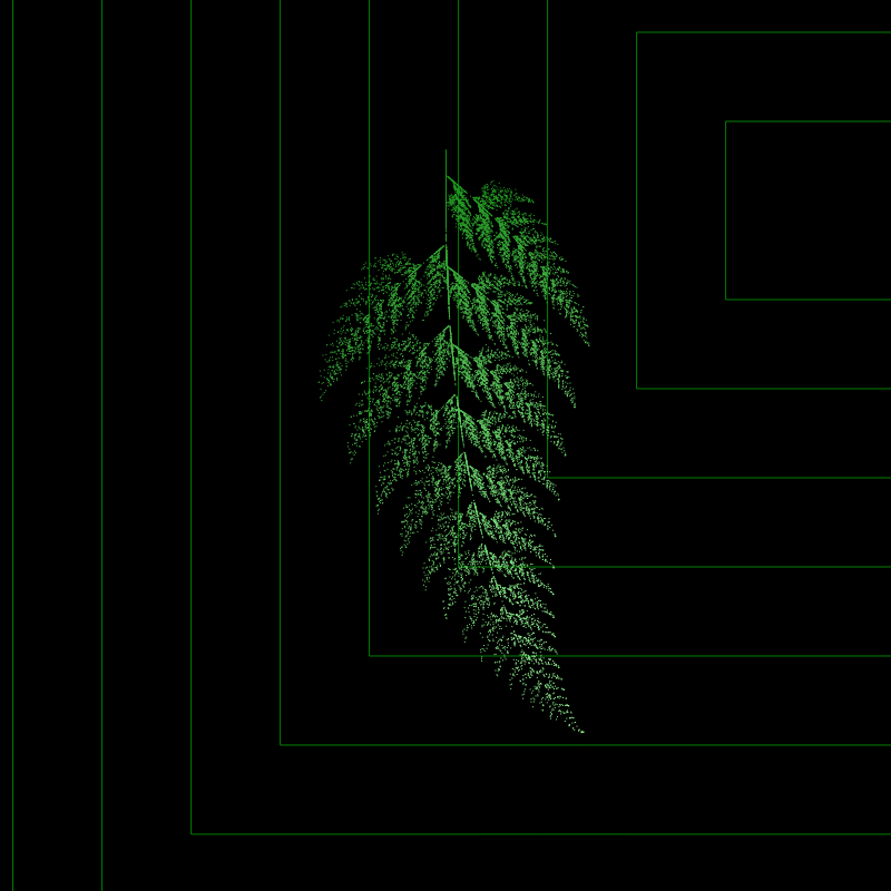 Fractal Leaves #3 static token preview