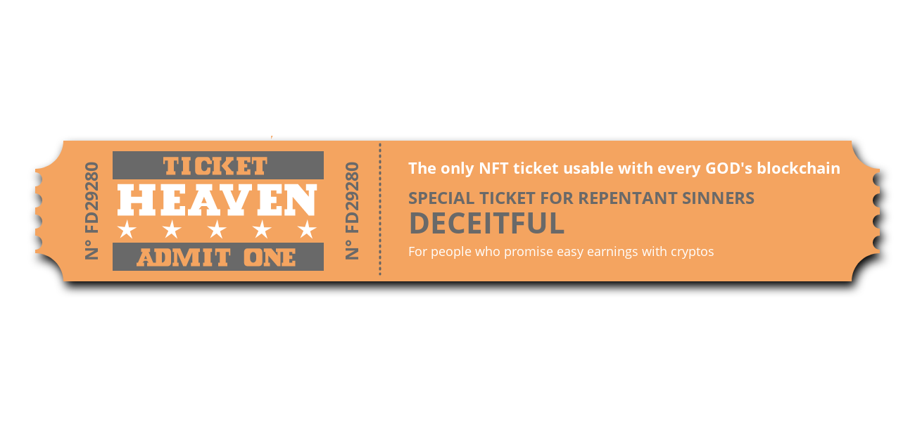Ticket to Heaven #8 static token preview