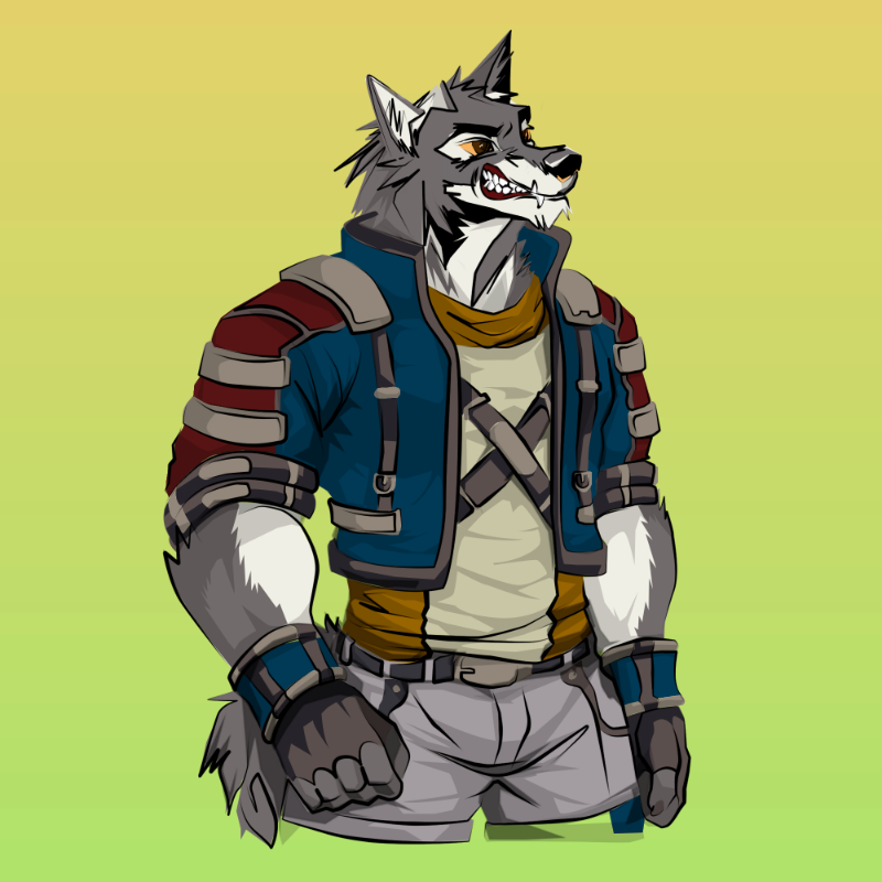 Wolf-soldier #13 static token preview