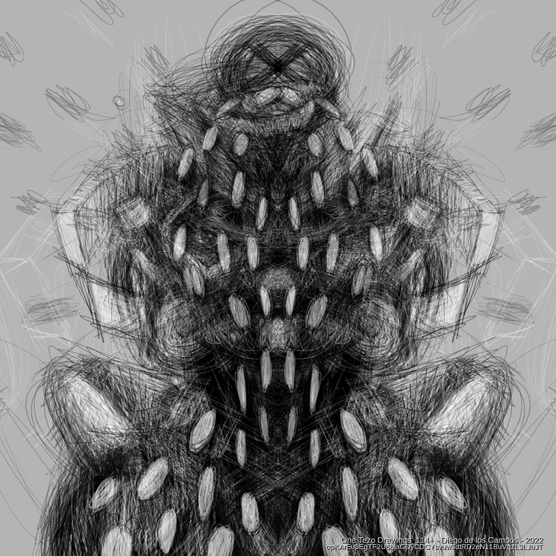 One Tezo Drawings_114+ #23 static token preview
