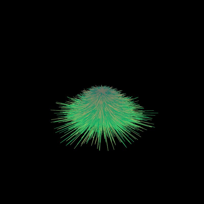 Electric hair #1 static token preview