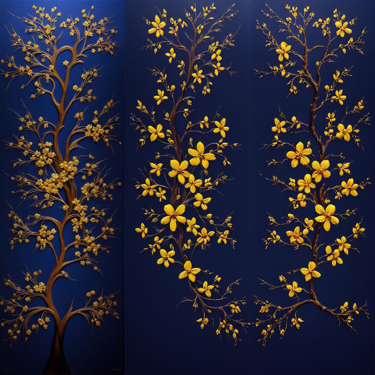 Blossoms at night #5 static token preview