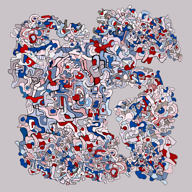 Swim in Dubuffet Thought #20 static token preview