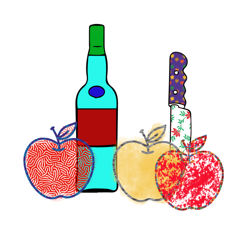 bottle and apples #22 static token preview