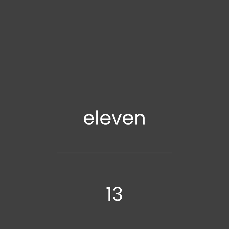 aoon - alphabetical order of numbers #13 static token preview