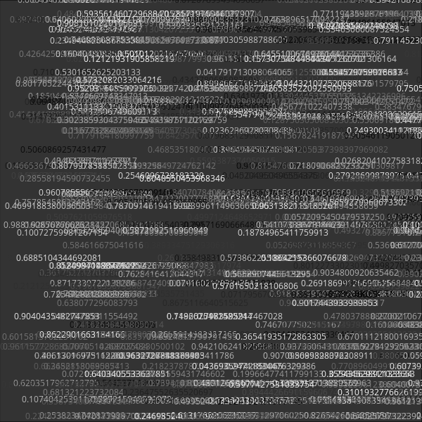 Painting by Random Numbers #14 static token preview