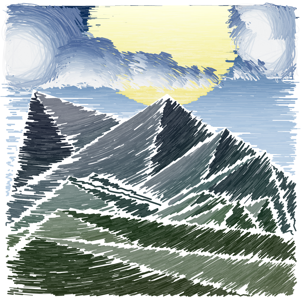Mount Doodle #32 static token preview