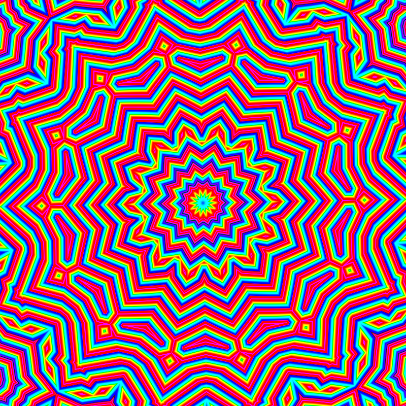 Psilocybin vision #3 - #fxhashturnsone #14 static token preview