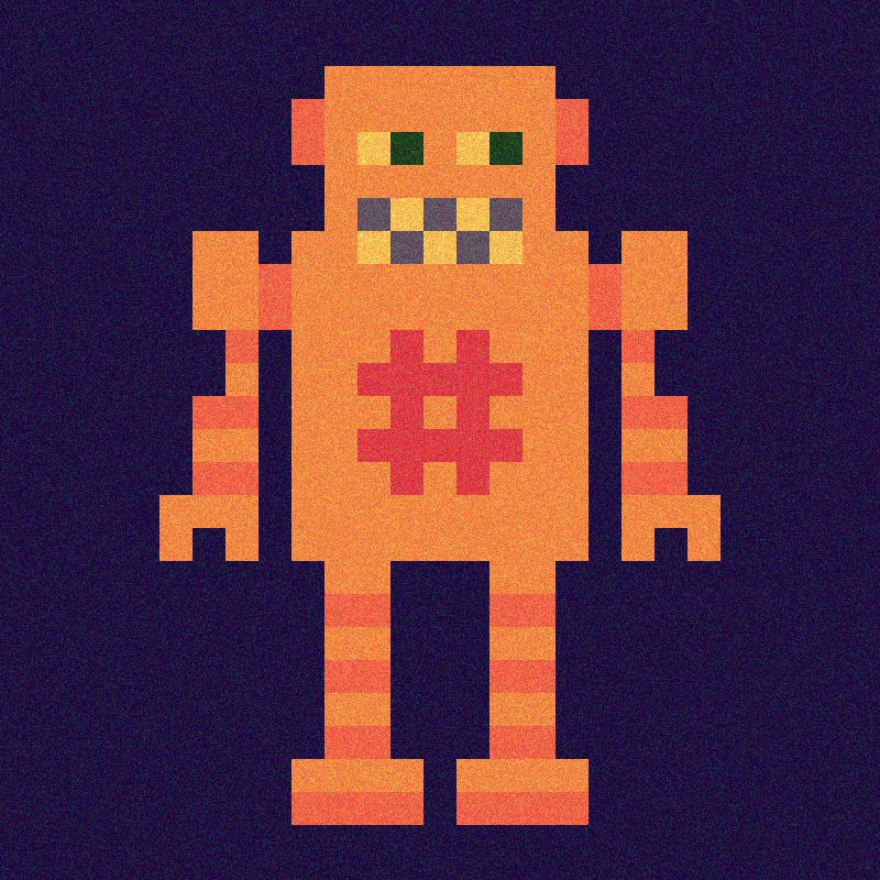 Pixelbots #22 static token preview