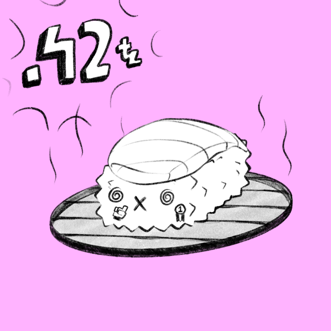 sketchy sushi #4 static token preview