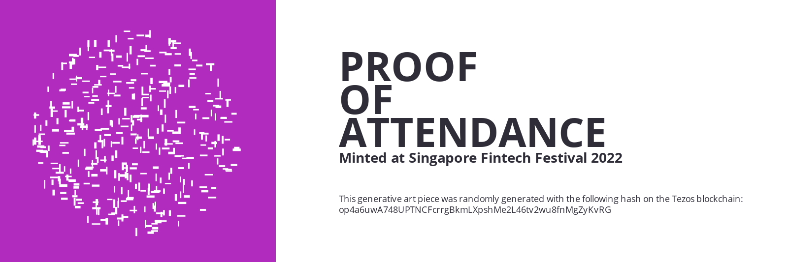 SFF2022 Proof of Attendance Token #2636 static token preview