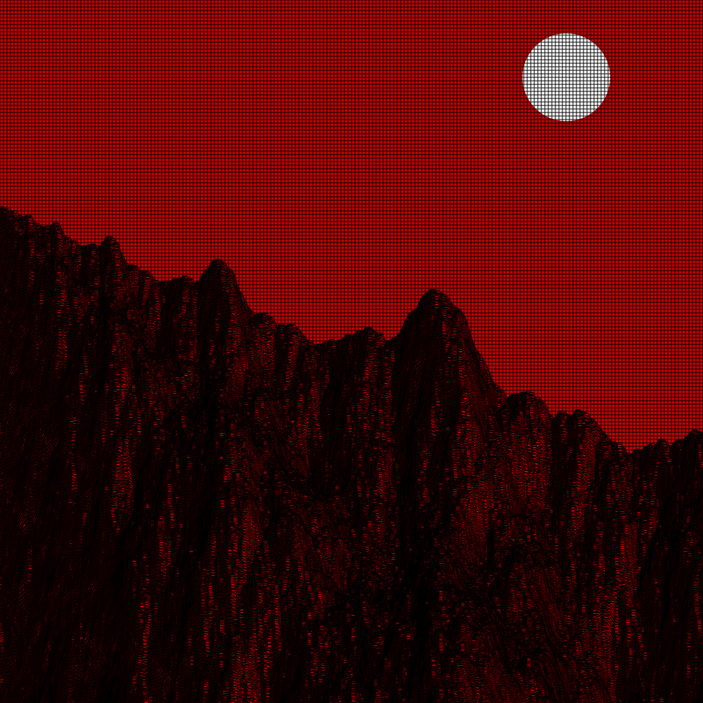 Classic generative landscape #26 static token preview