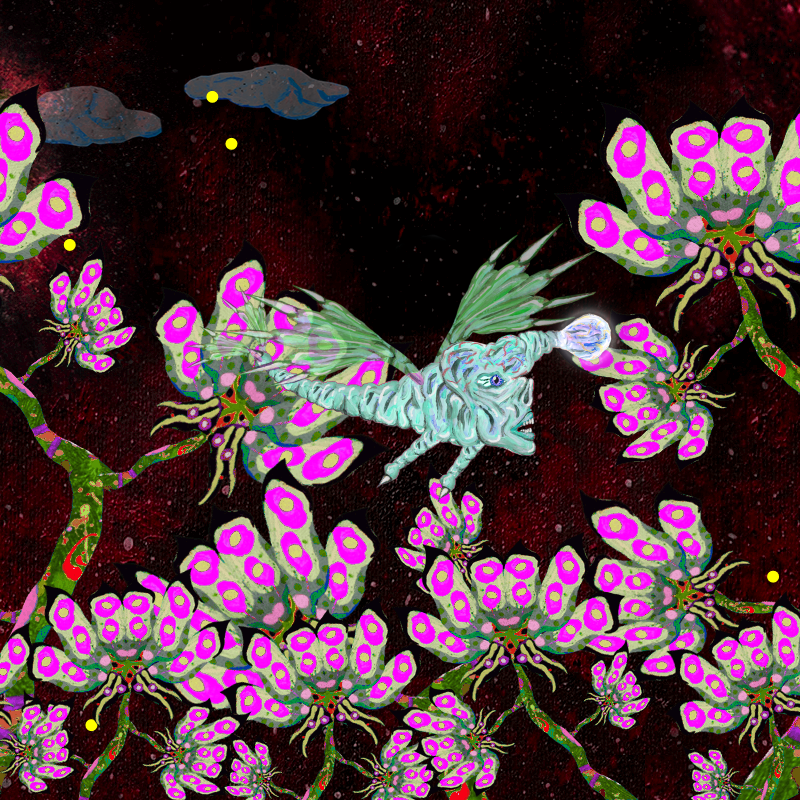 Fireflies and Flower Gardens #81 static token preview