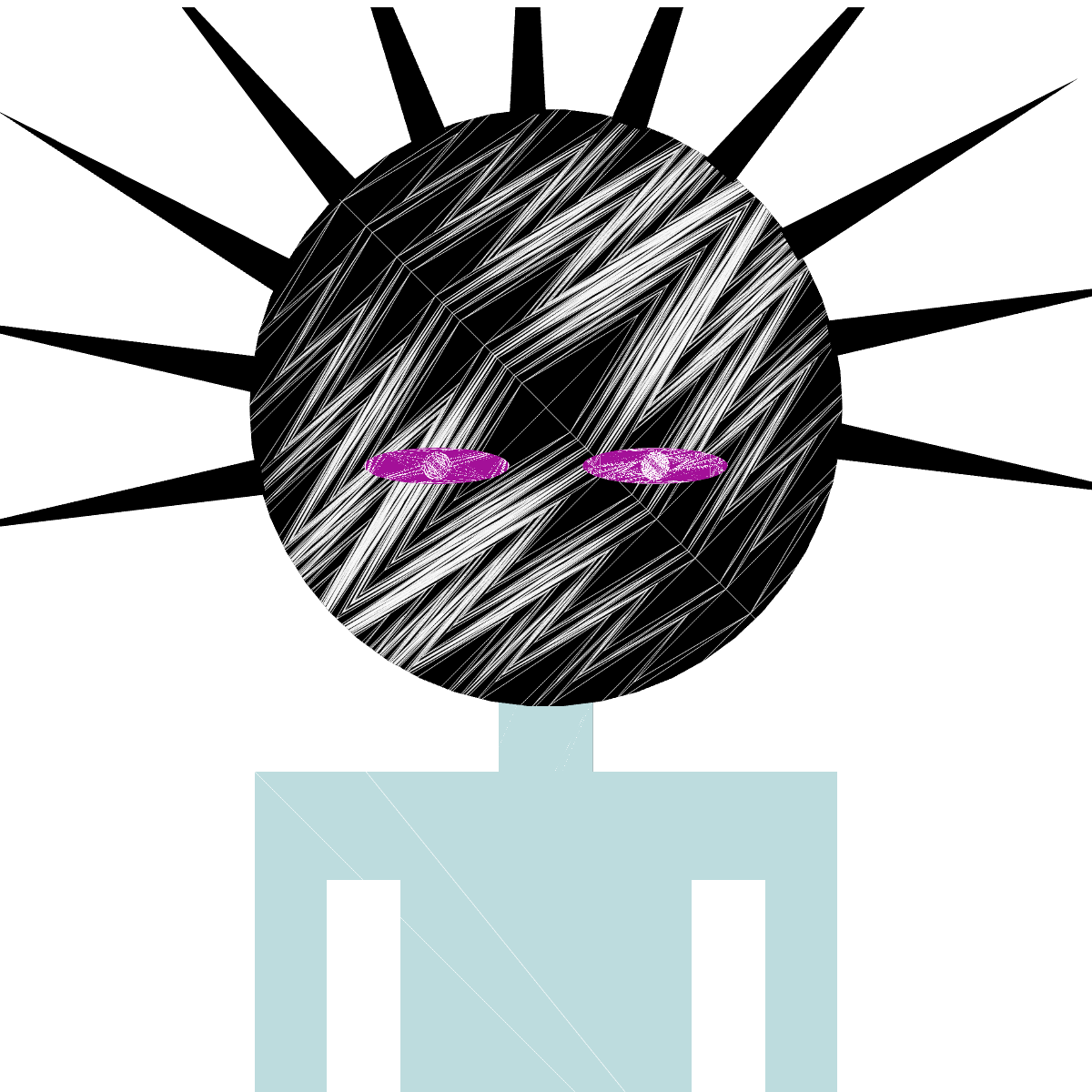Spiky Woman #17 static token preview
