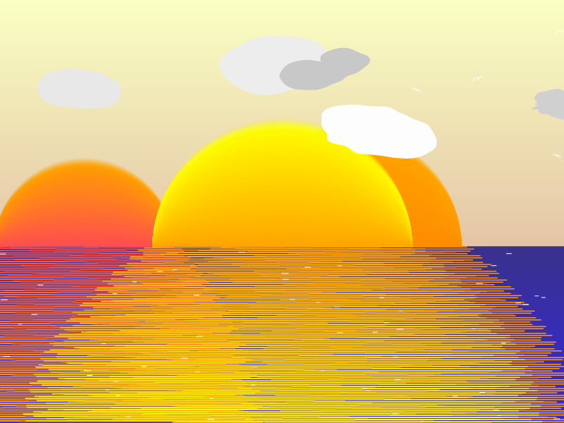 Pastel sunset #4 static token preview