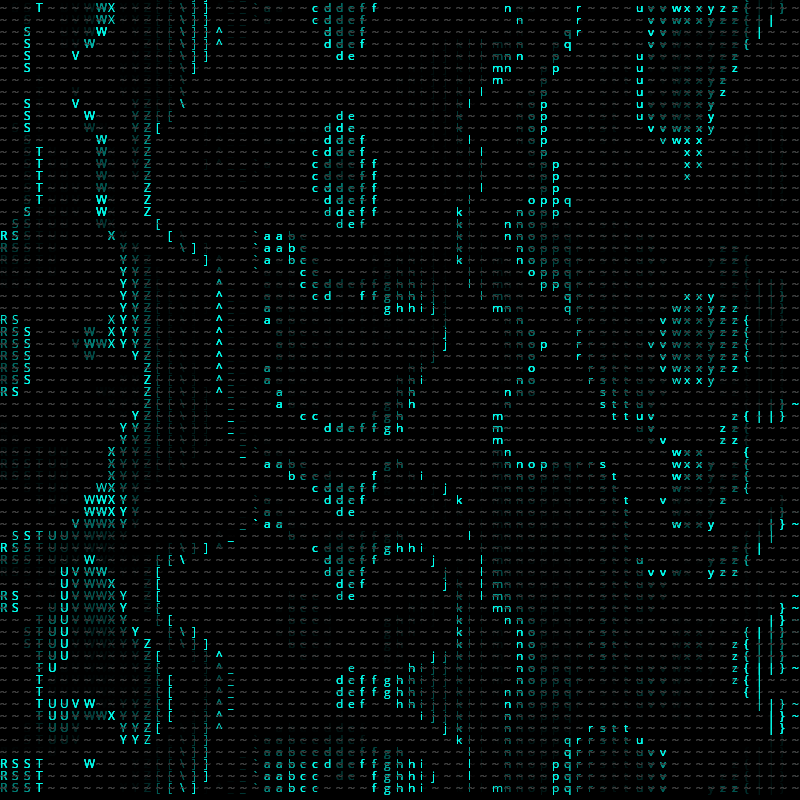 Ascii Noise #1 static token preview