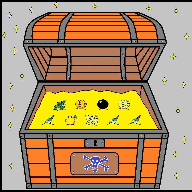 Treasure loot box #18 static token preview