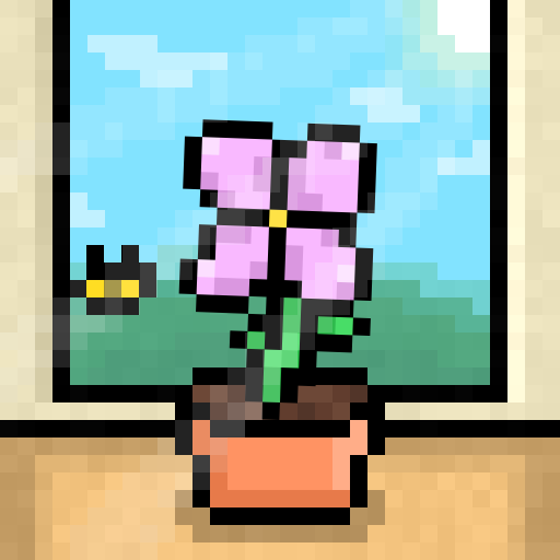 Pixel Flowers #3 static token preview