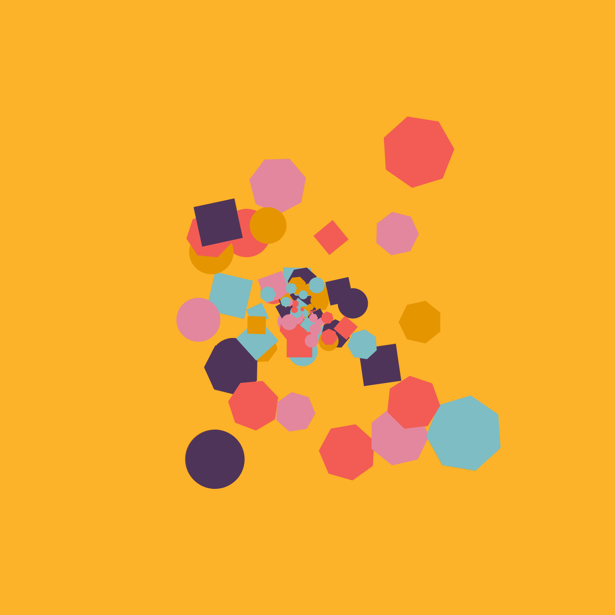 Chaotic Colored Shapes #15 static token preview