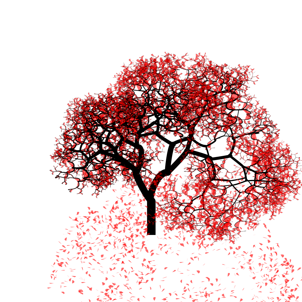Bézier Bloom #23 static token preview