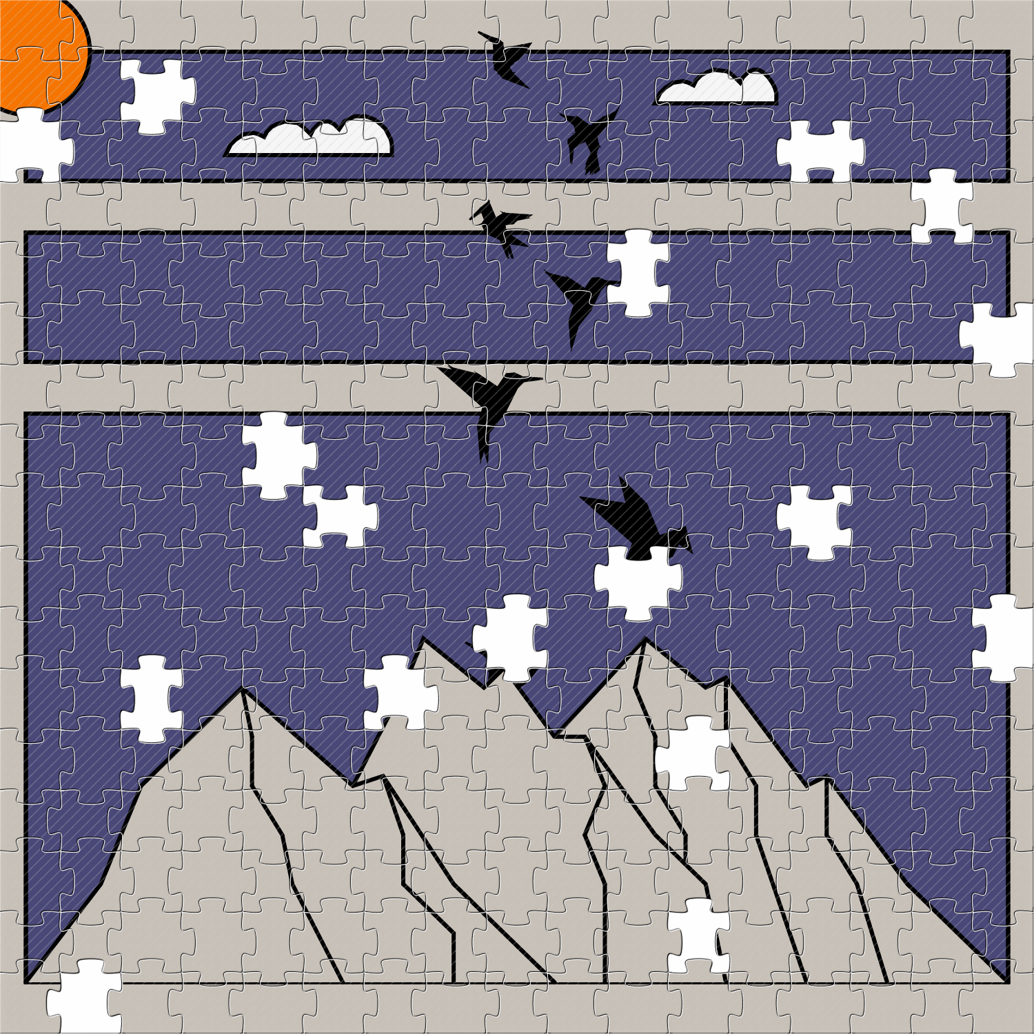 Puzzles & Birds #13 static token preview