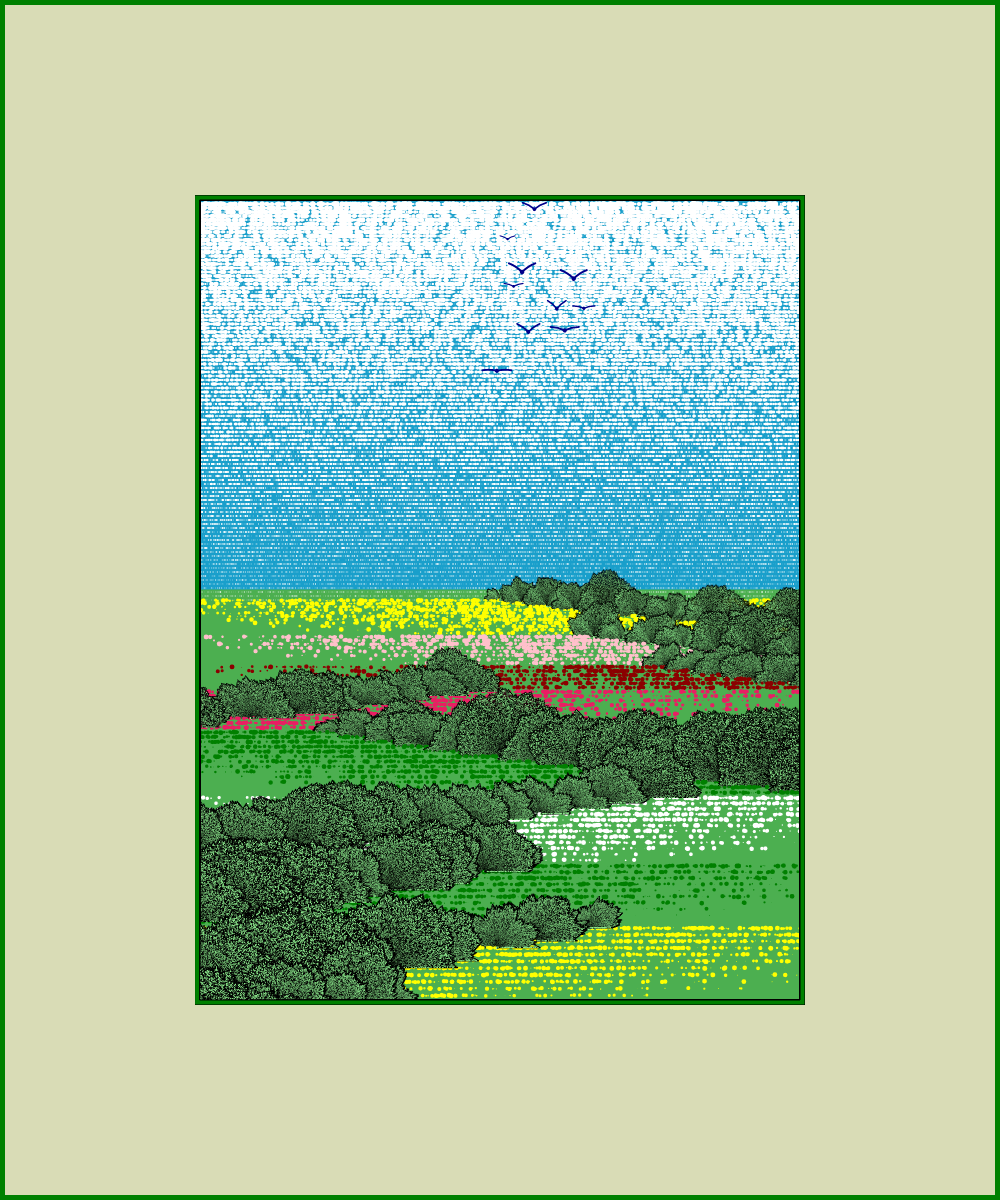 Fields of flowers #19 static token preview