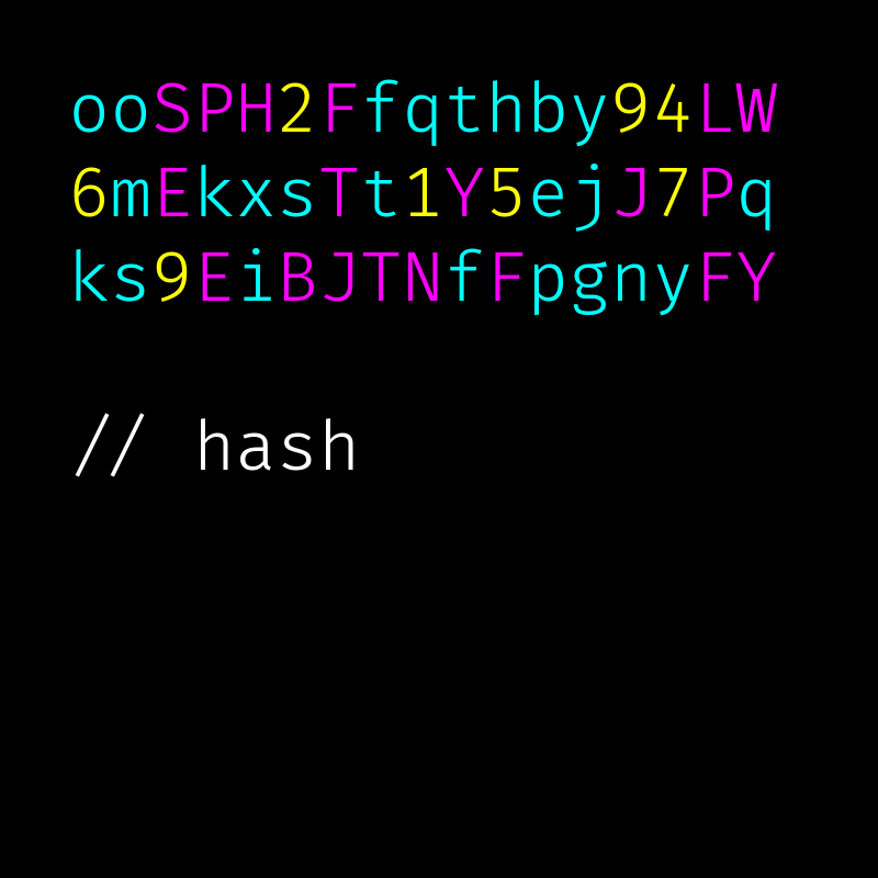 hash #22 static token preview