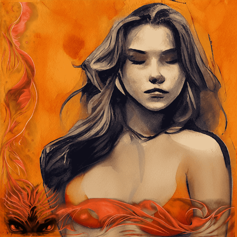 Leo Girl #5 static token preview
