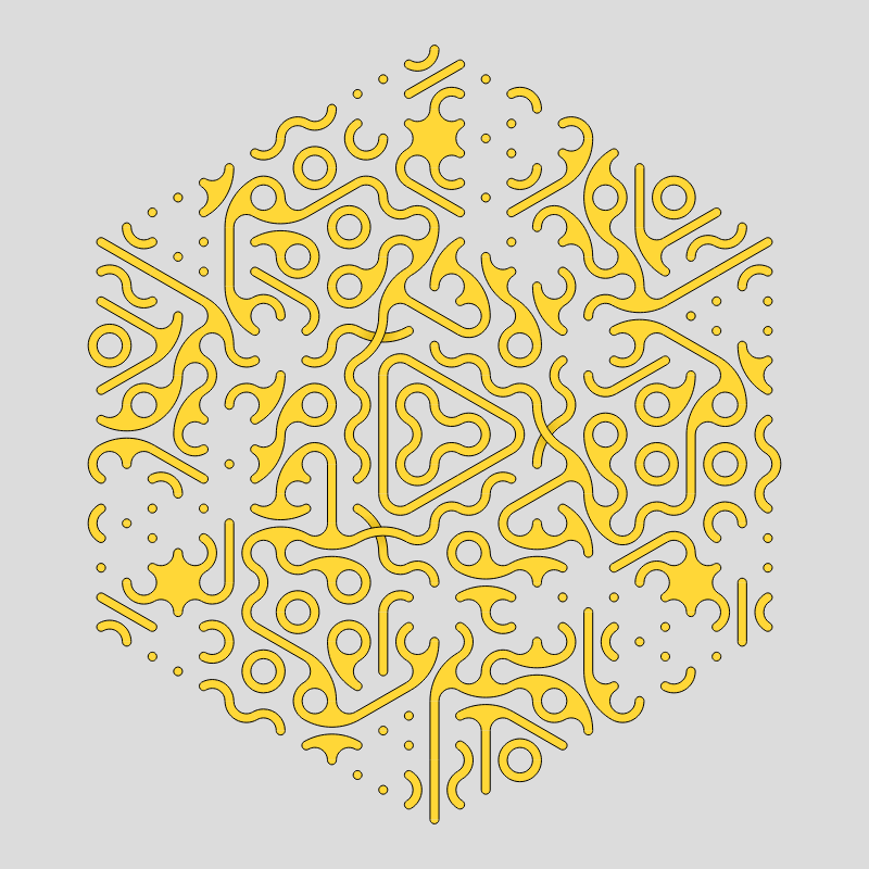 Truchet Threefold Symmetry #9 static token preview