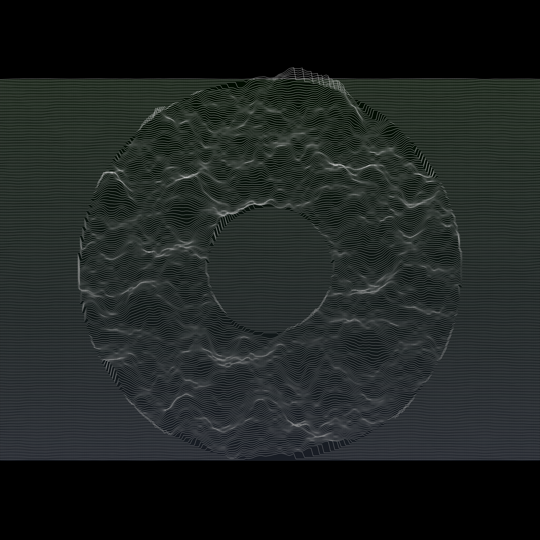 Waves Circle (For Plotter) #24 static token preview