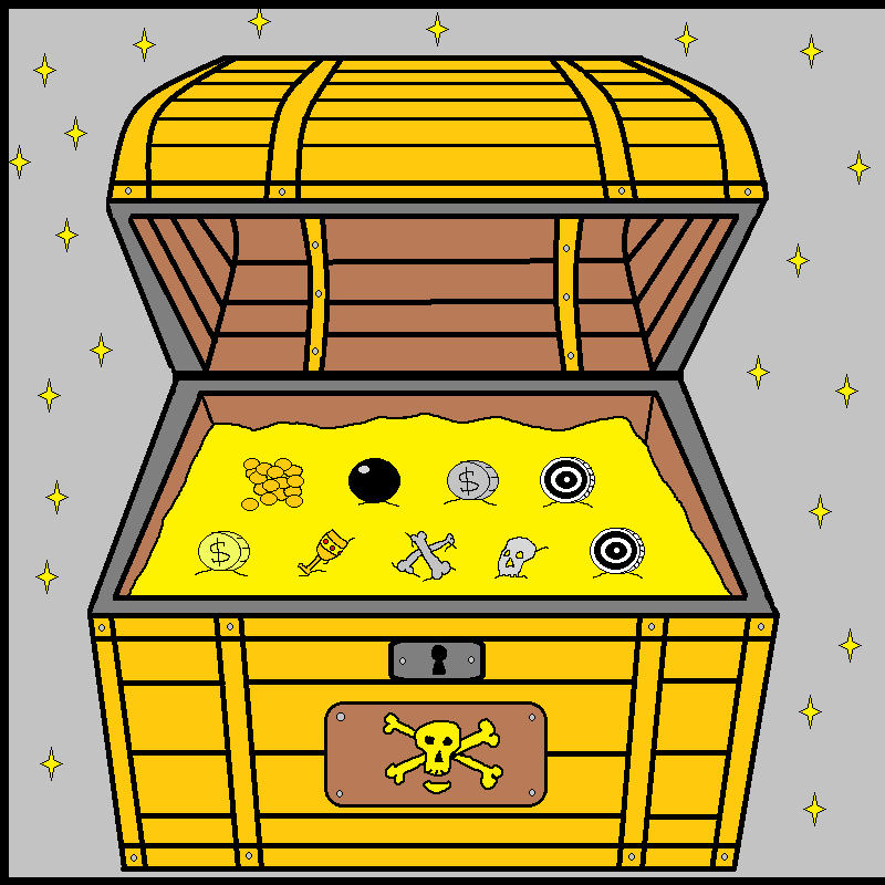 Treasure loot box #54 static token preview