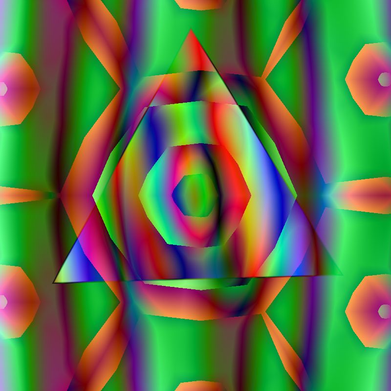 Multiple Colorful Shapes #10 static token preview