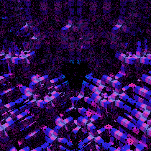 Colorful, warped cubic sponge forms #8 static token preview