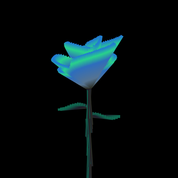 Digital Flower #8 static token preview