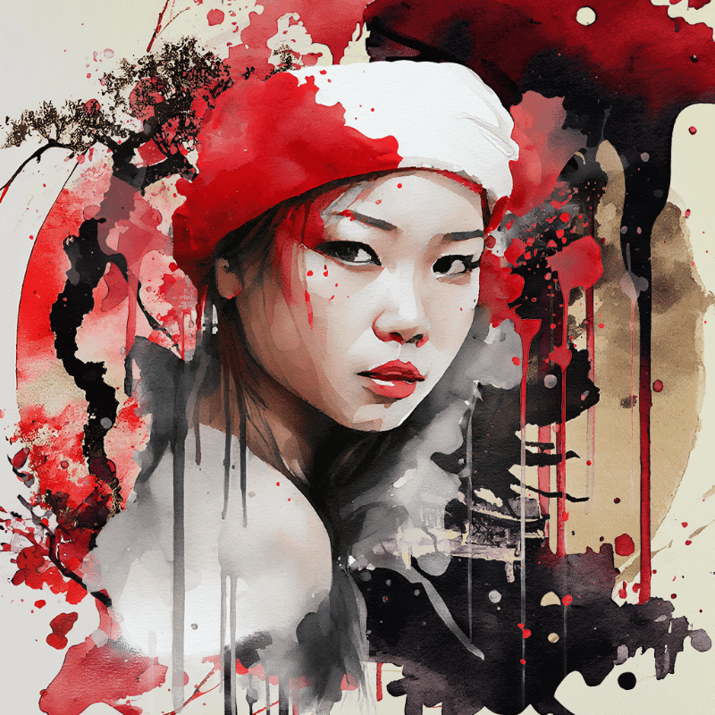 Asian Girl #2 static token preview
