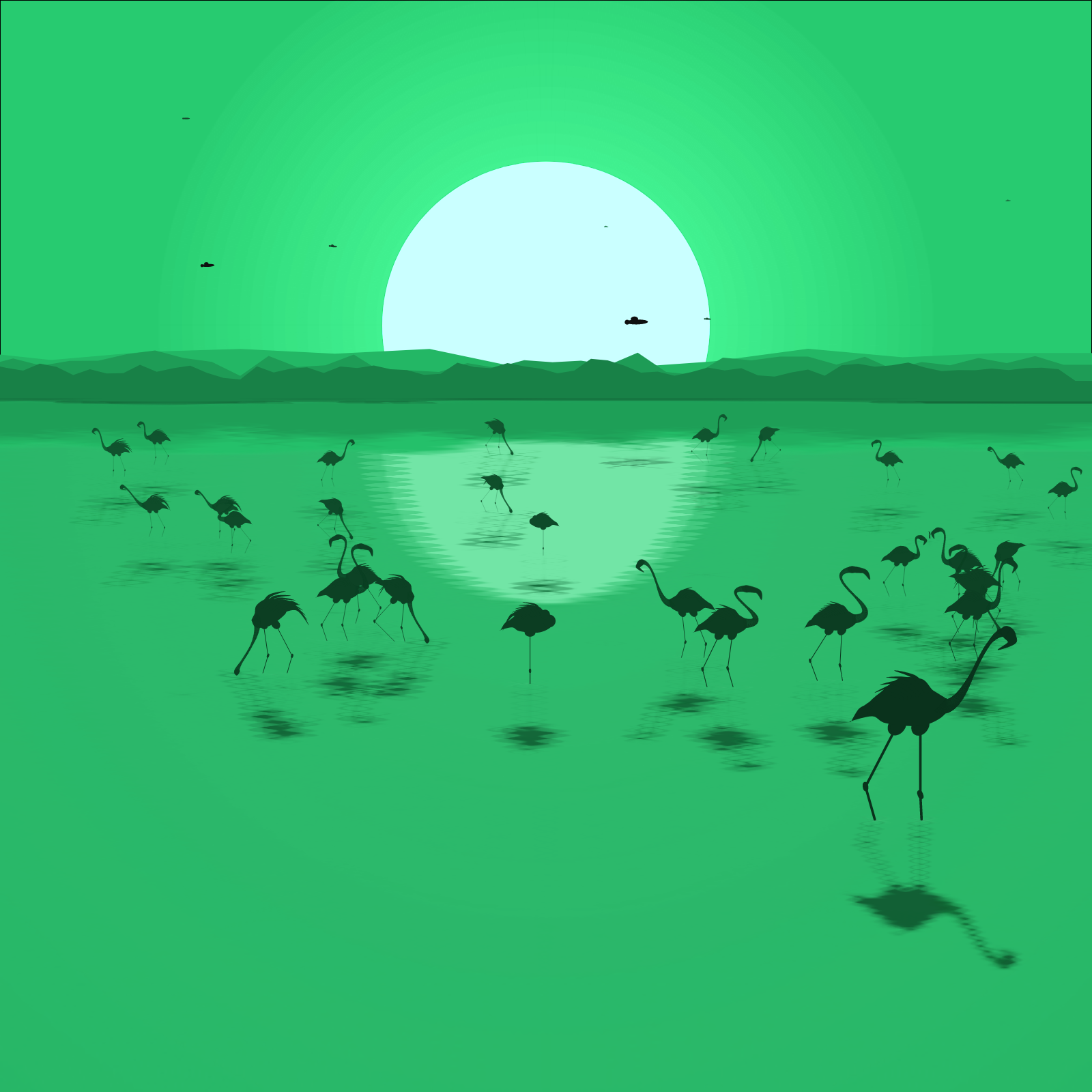 Flamingo Delta #7 static token preview