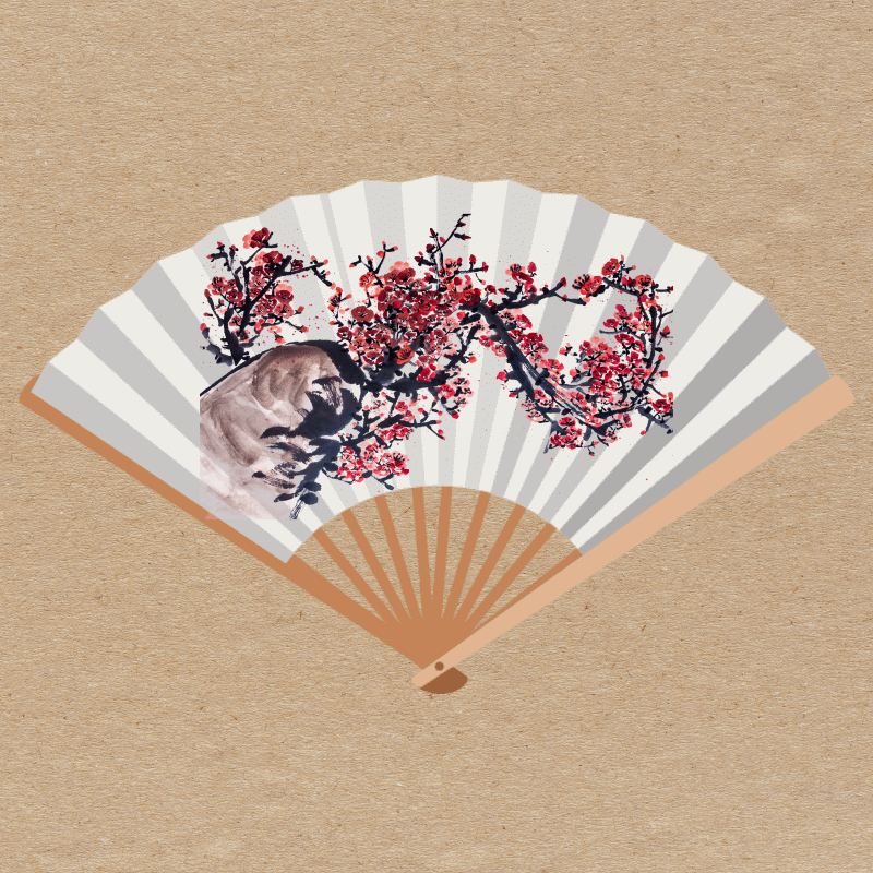 Chinese hand fan static project preview