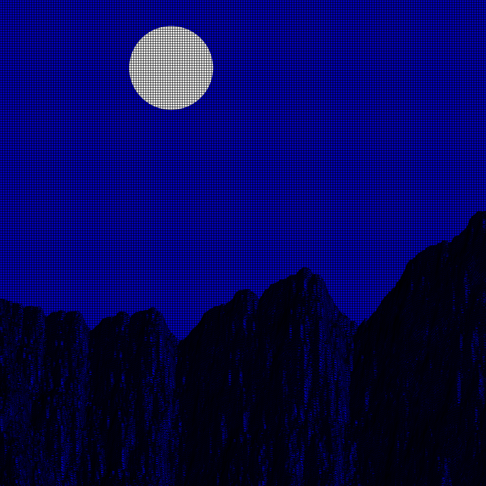 Classic generative landscape #108 static token preview