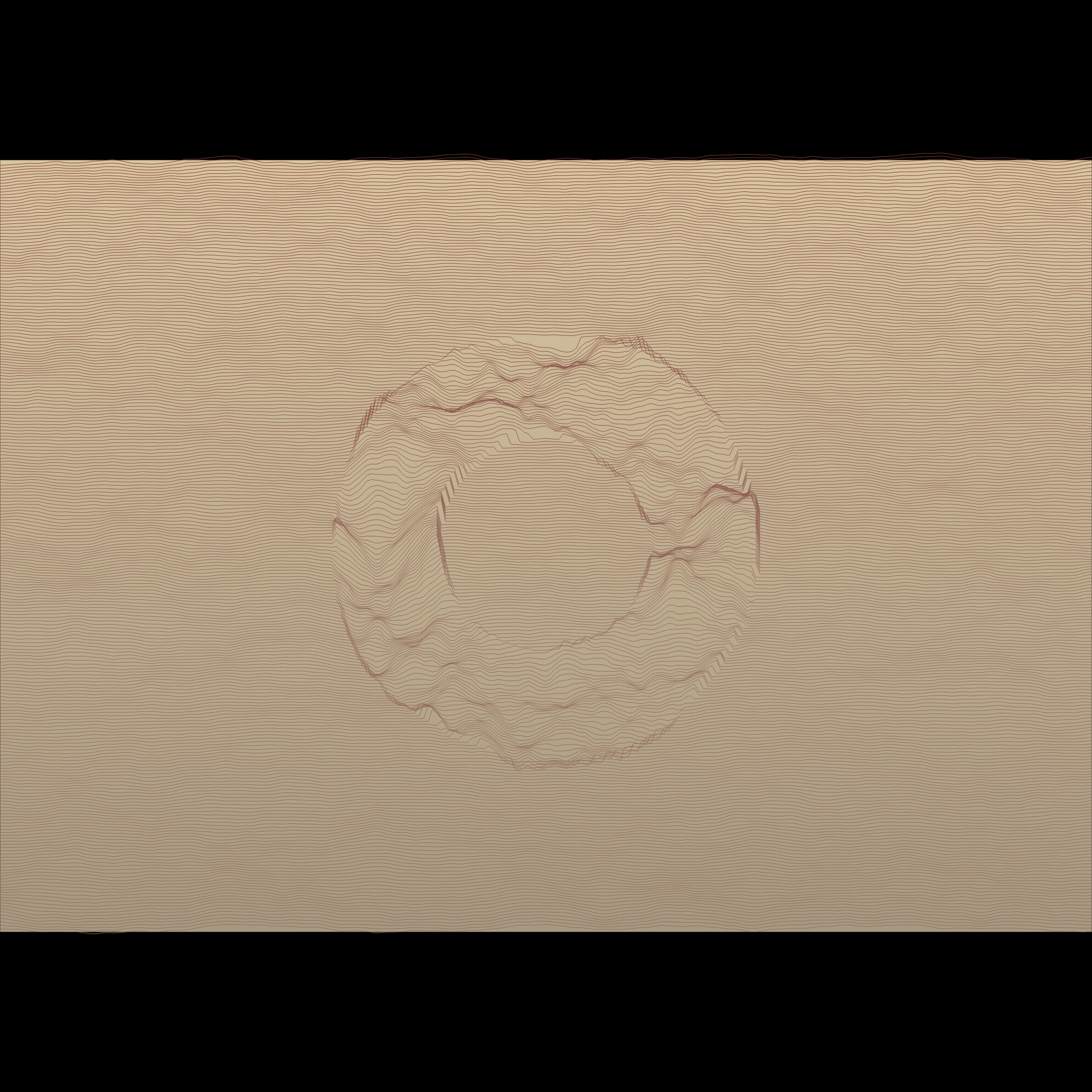 Waves Circle (For Plotter) #21 static token preview