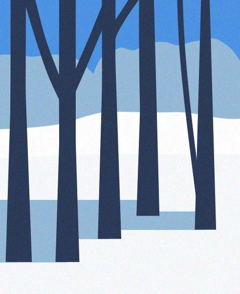 Minimal Snow Landscape #12 static token preview