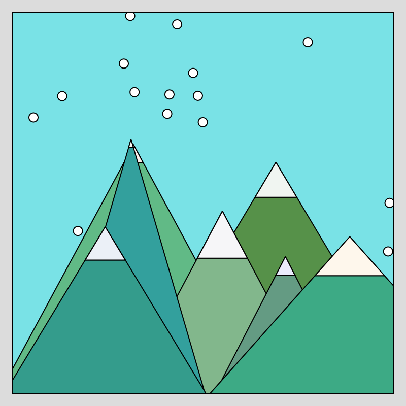 Mystic Mountains #4 static token preview