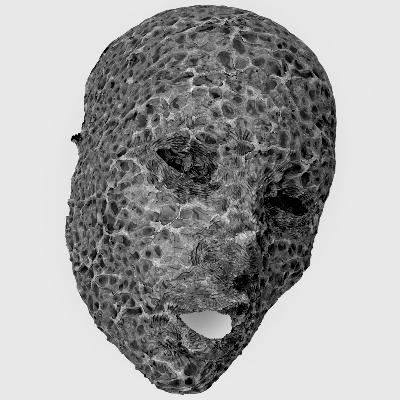 Minima Monochromy Mask #12 static token preview
