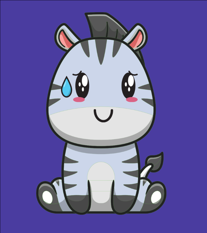 Baby Zebra Gang #20 static token preview