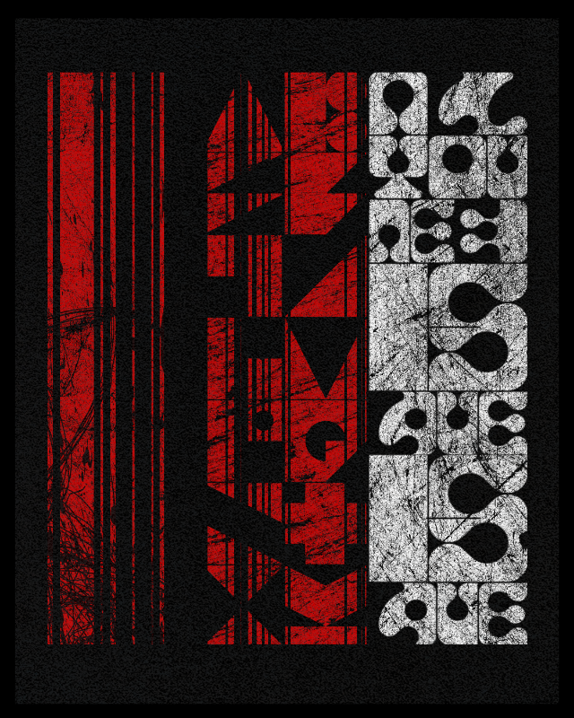 pattern art #red #8 static token preview